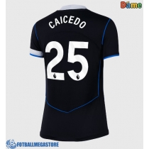 Fotballdrakt Dame Chelsea Moises Caicedo #25 Tredjedrakt 2025-26 Kortermet